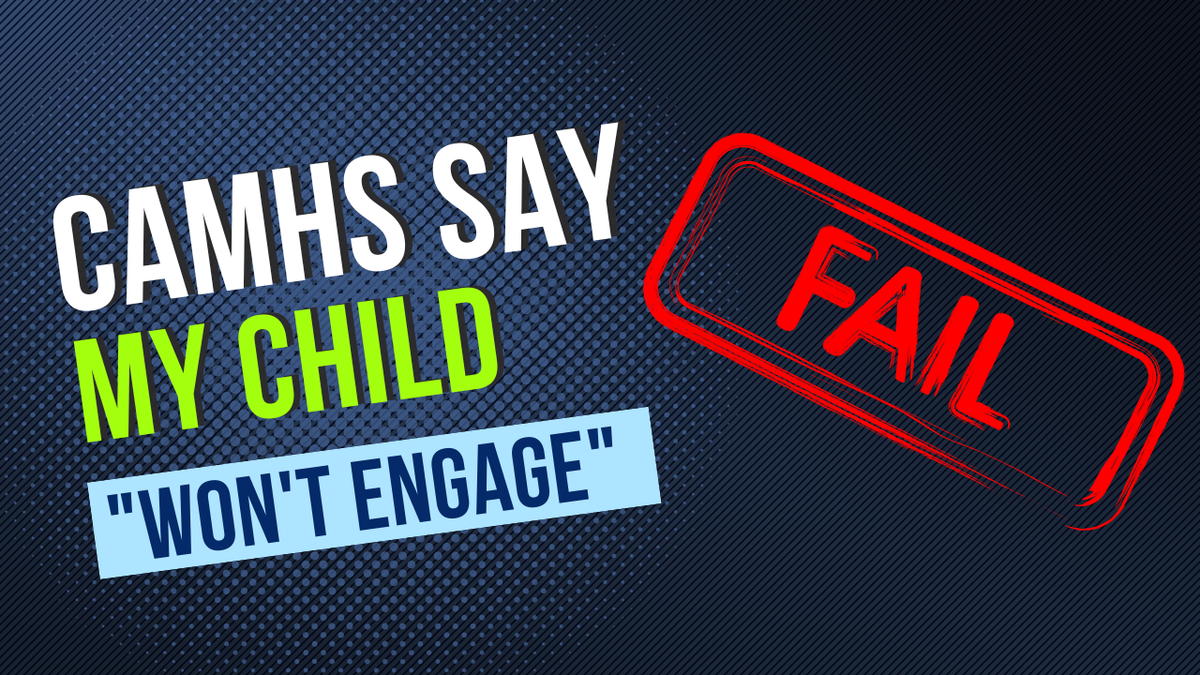 CAMHS and the children who "won't engage"