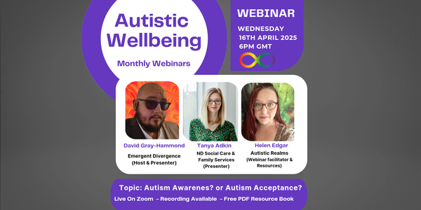 Live Webinar For Autism Acceptance Month and more!