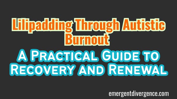 Autistic Burnout: A Practical Solution?