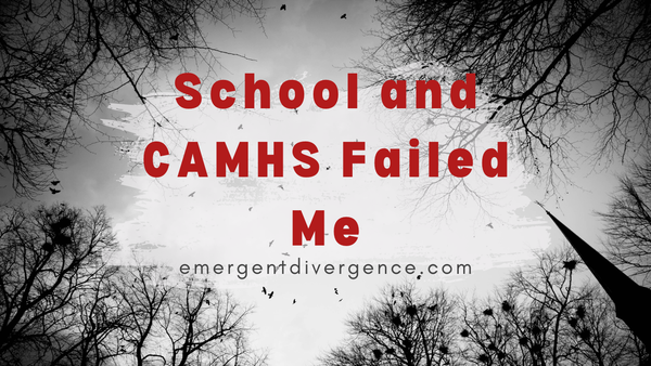 School and CAMHS failed me; This is what happened