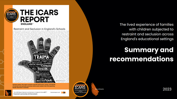 Restraint and Seclusion in England's Schools