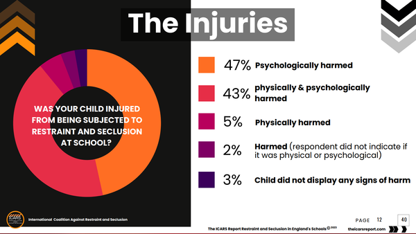 Children are being seriously injured for displaying "challenging behaviour"